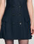 Abito corto tailleur con strass