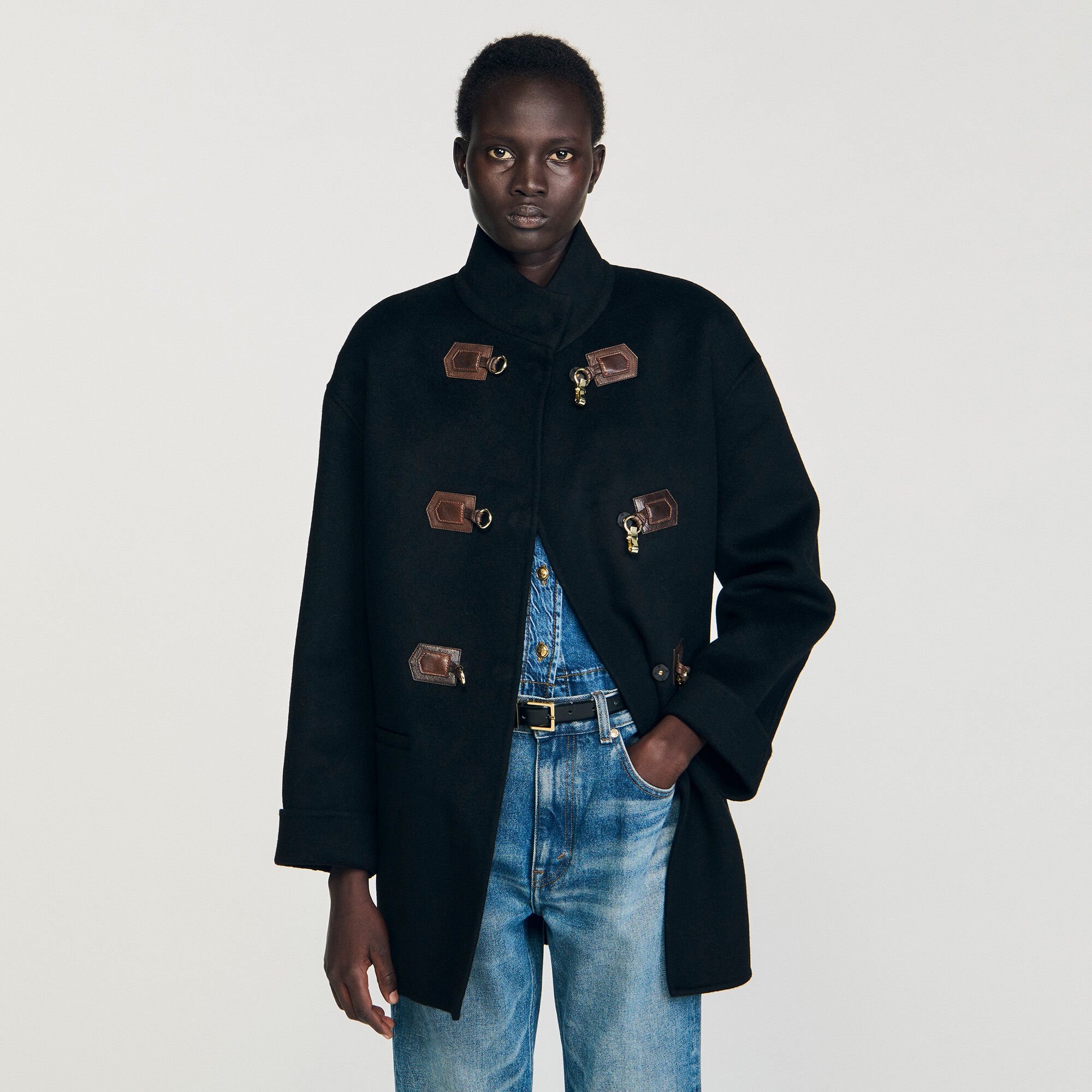 Cappotto caban oversize