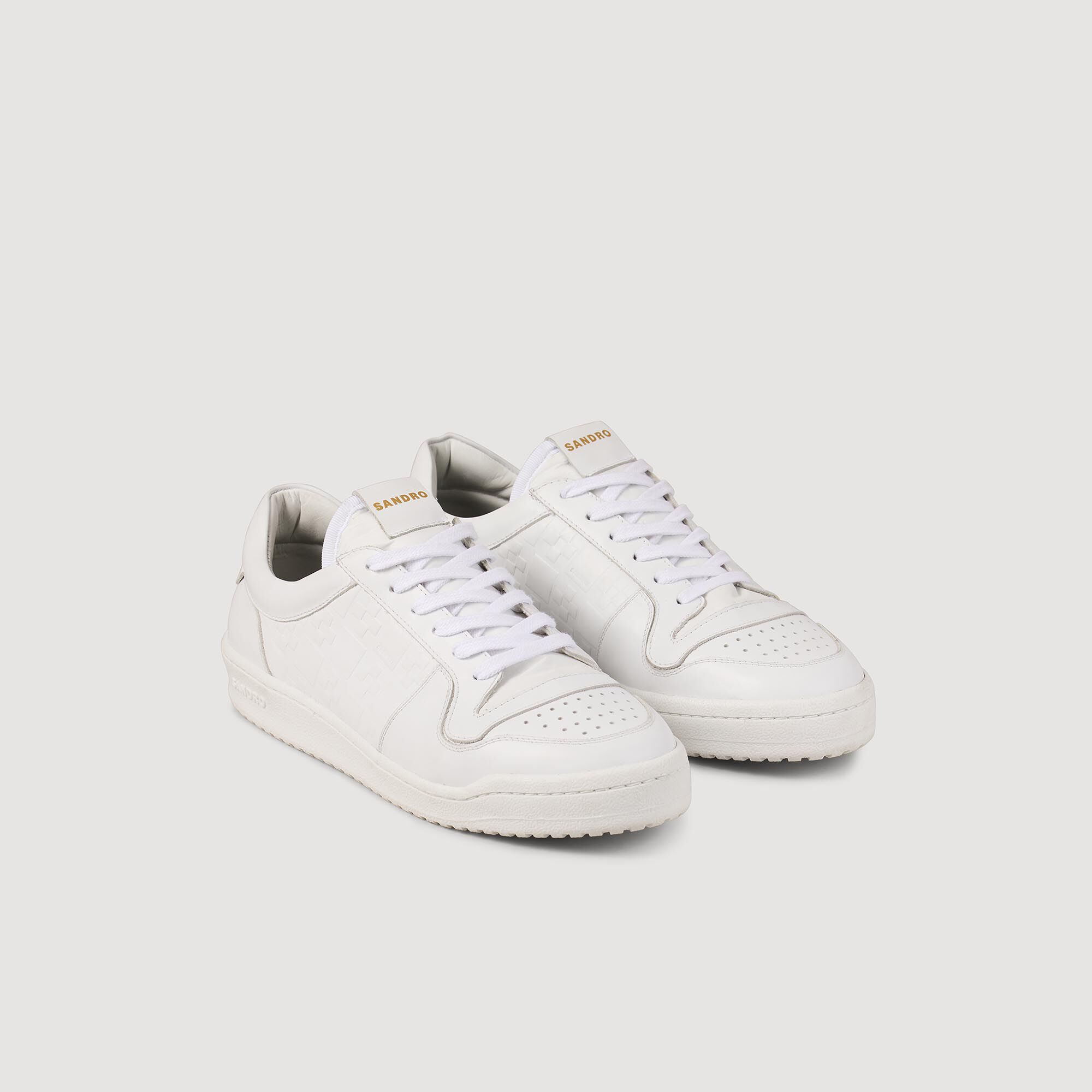 Sneakers basse in pelle