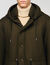 Parka in lana con cappuccio