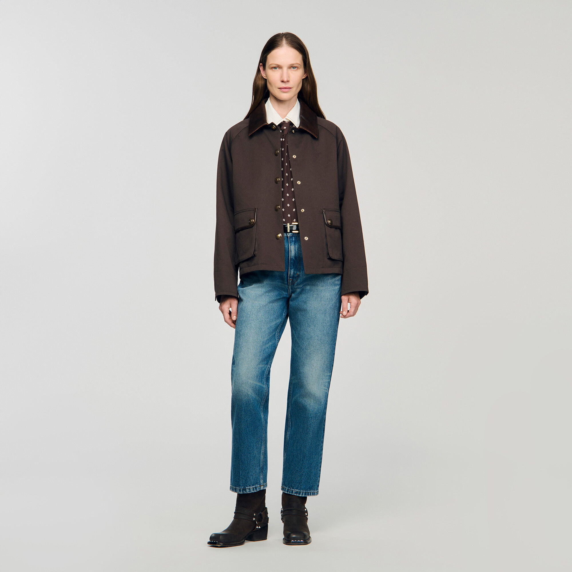 Cappotto in gabardina