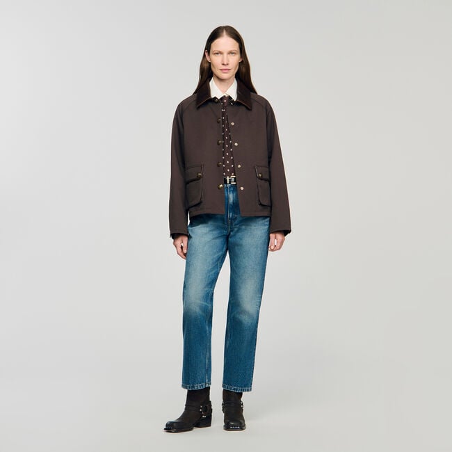 Cappotto in gabardina