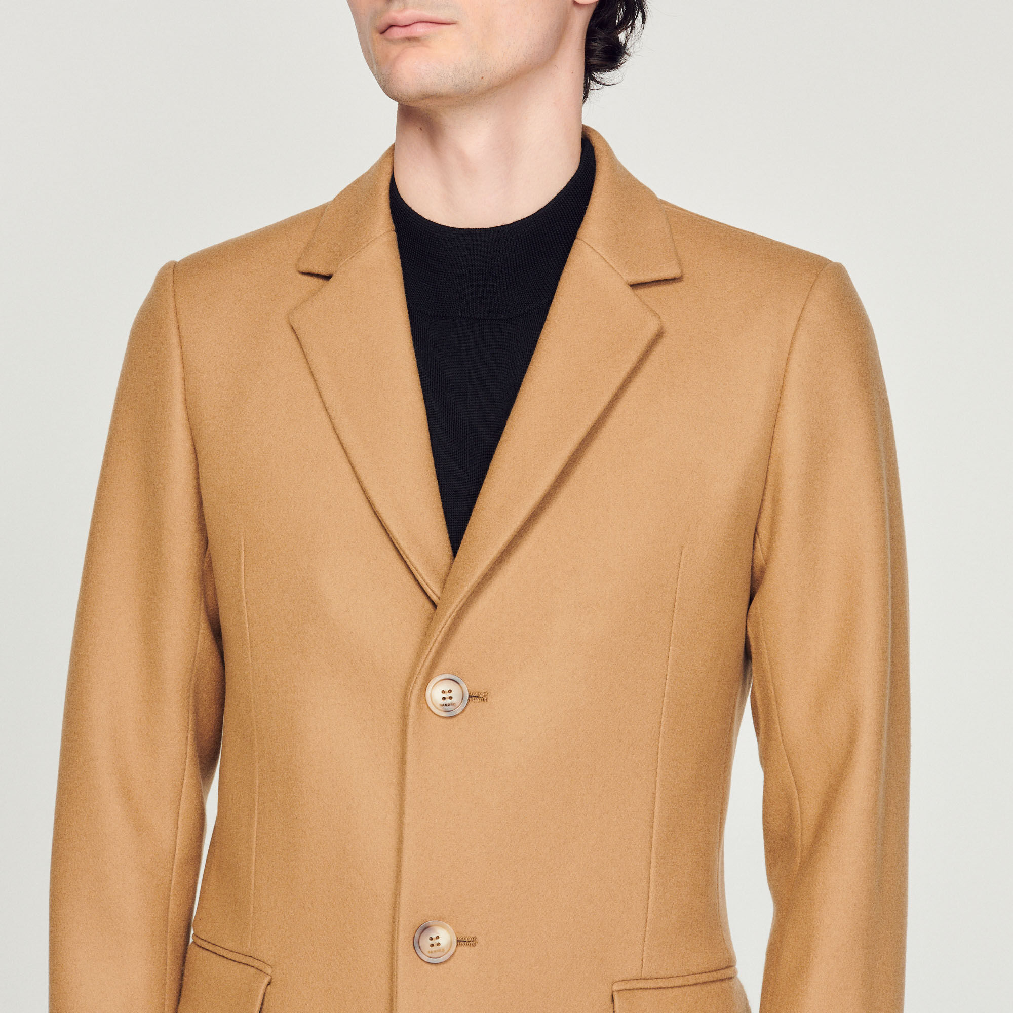 Cappotto in lana e cashmere