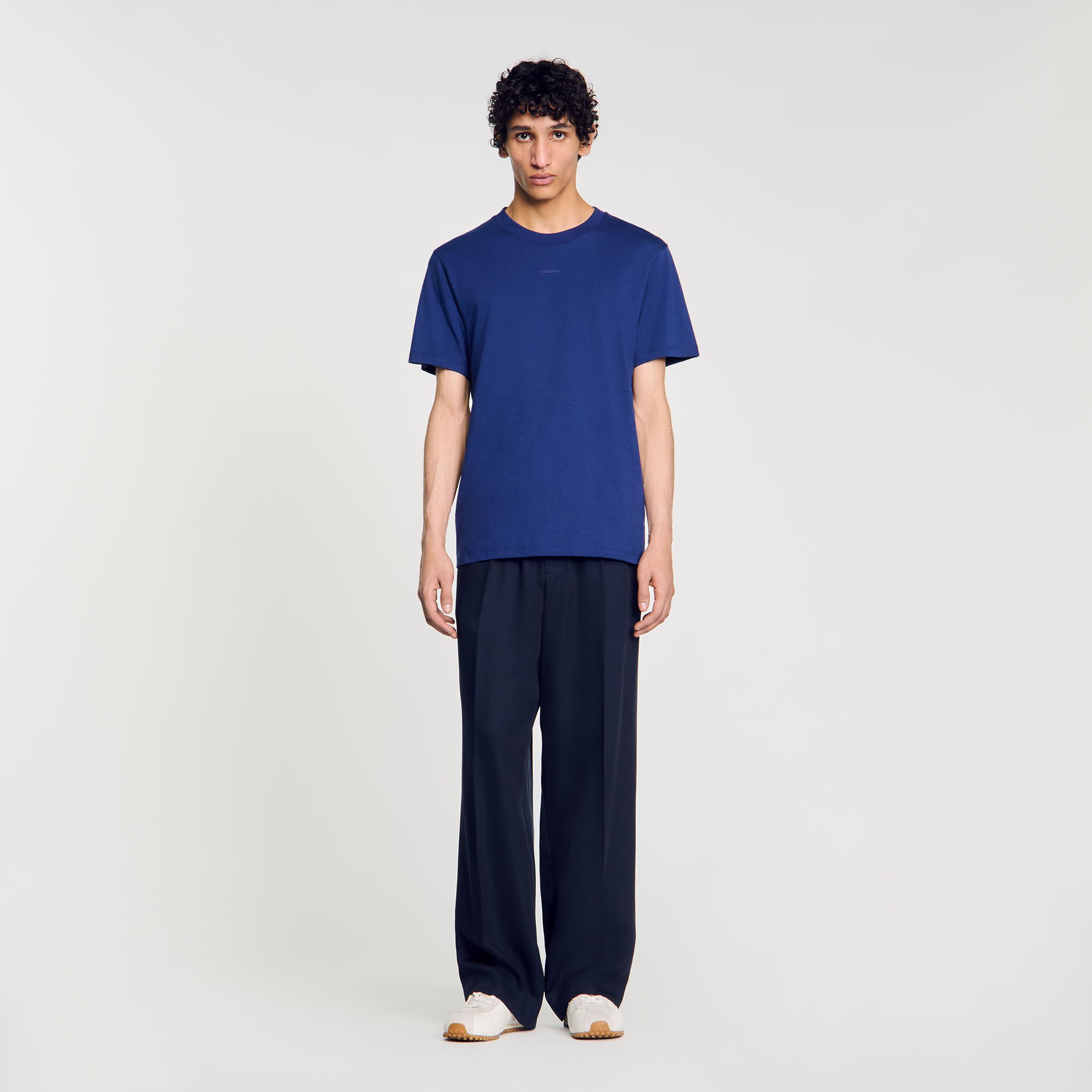 T-shirt in cotone con logo