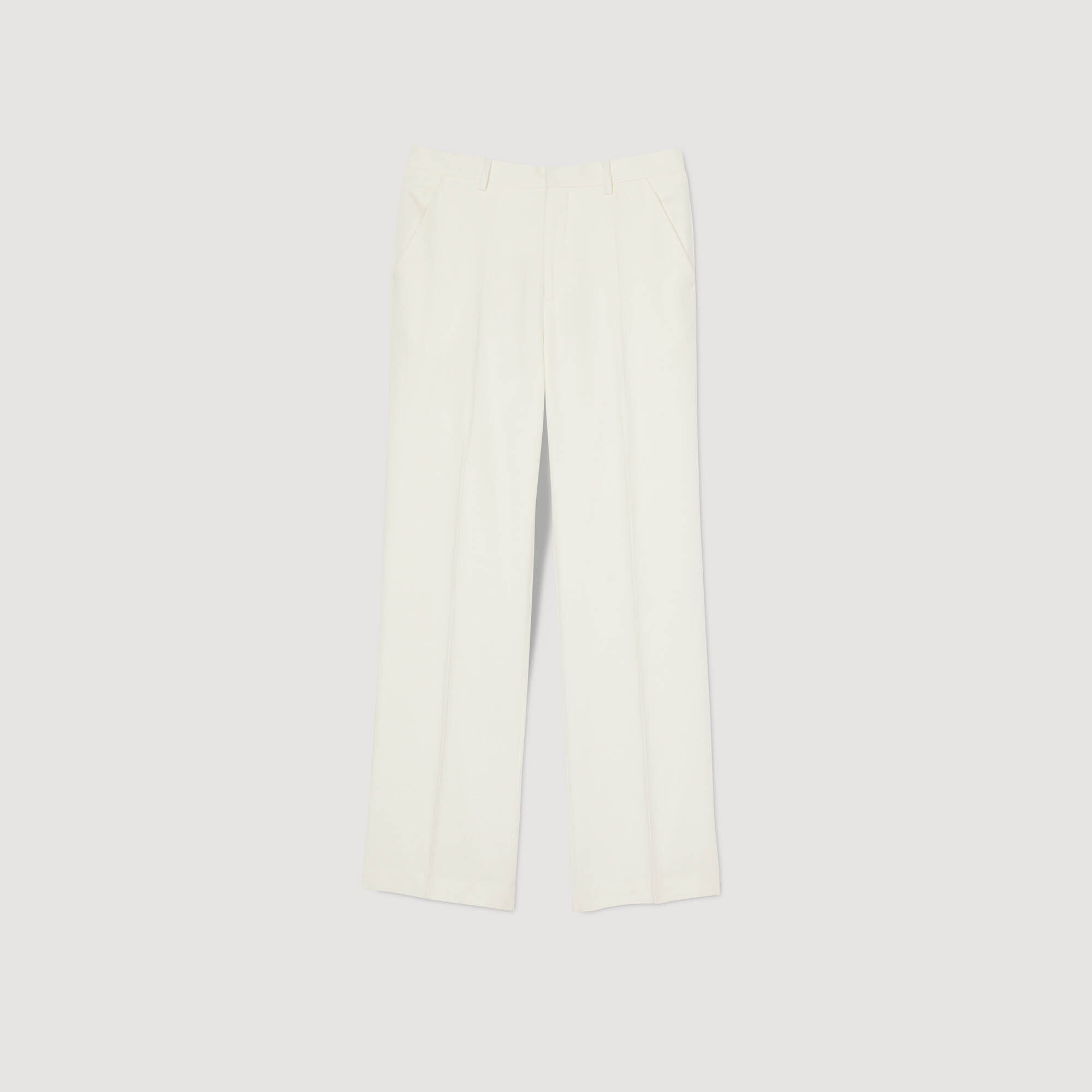 Pantaloni in lino e cotone