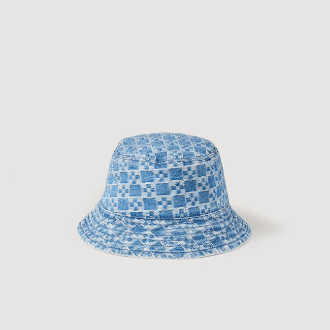 Cappello in denim Square Cross
