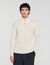 Maglia in lana con collo con zip