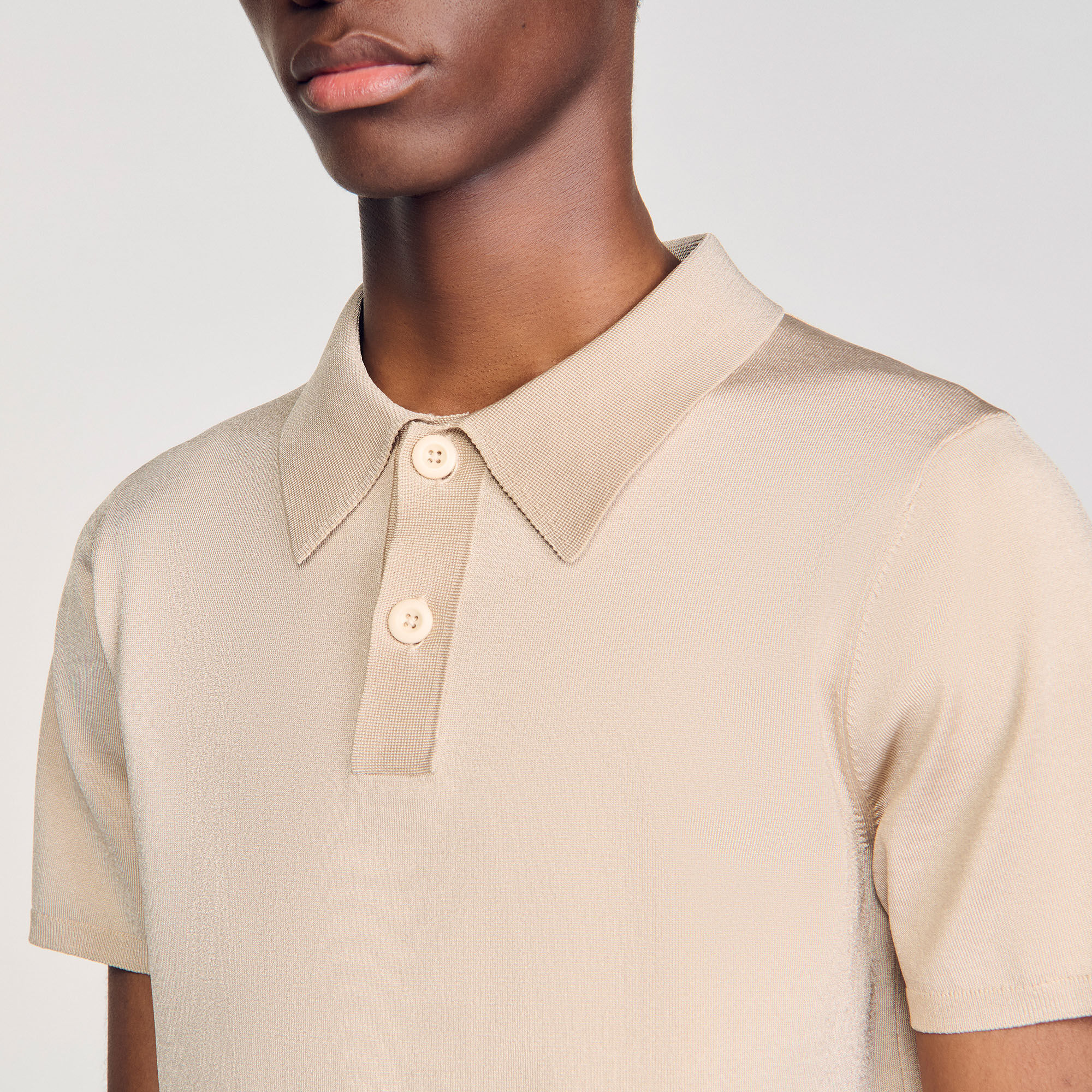 Polo in maglia a maniche corte