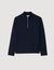 Maglia in lana con collo con zip