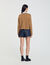 Cardigan con colletto dotato di volant