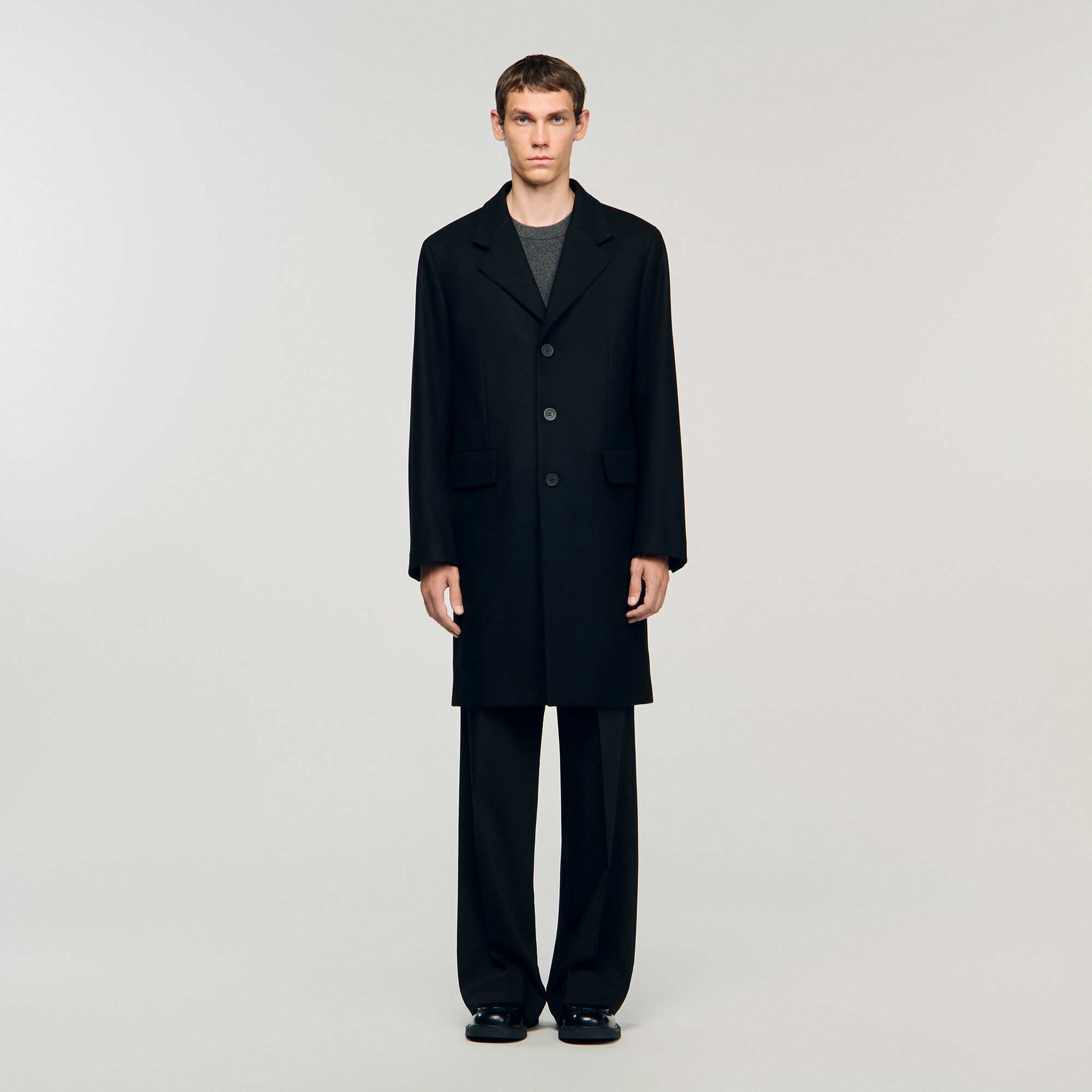 Cappotto in lana e cashmere