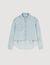 Camicia di jeans con scollo perlato