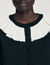Cardigan con colletto a contrasto