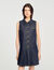 Abito corto in denim
