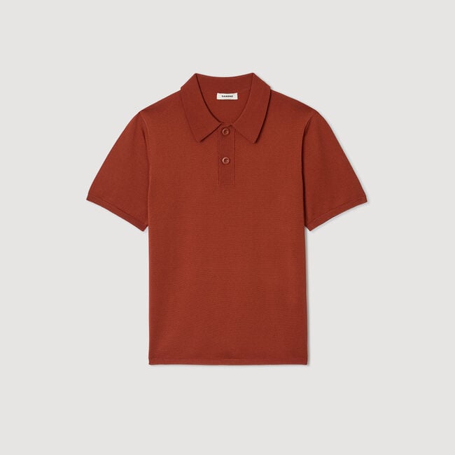 Polo in maglia a maniche corte
