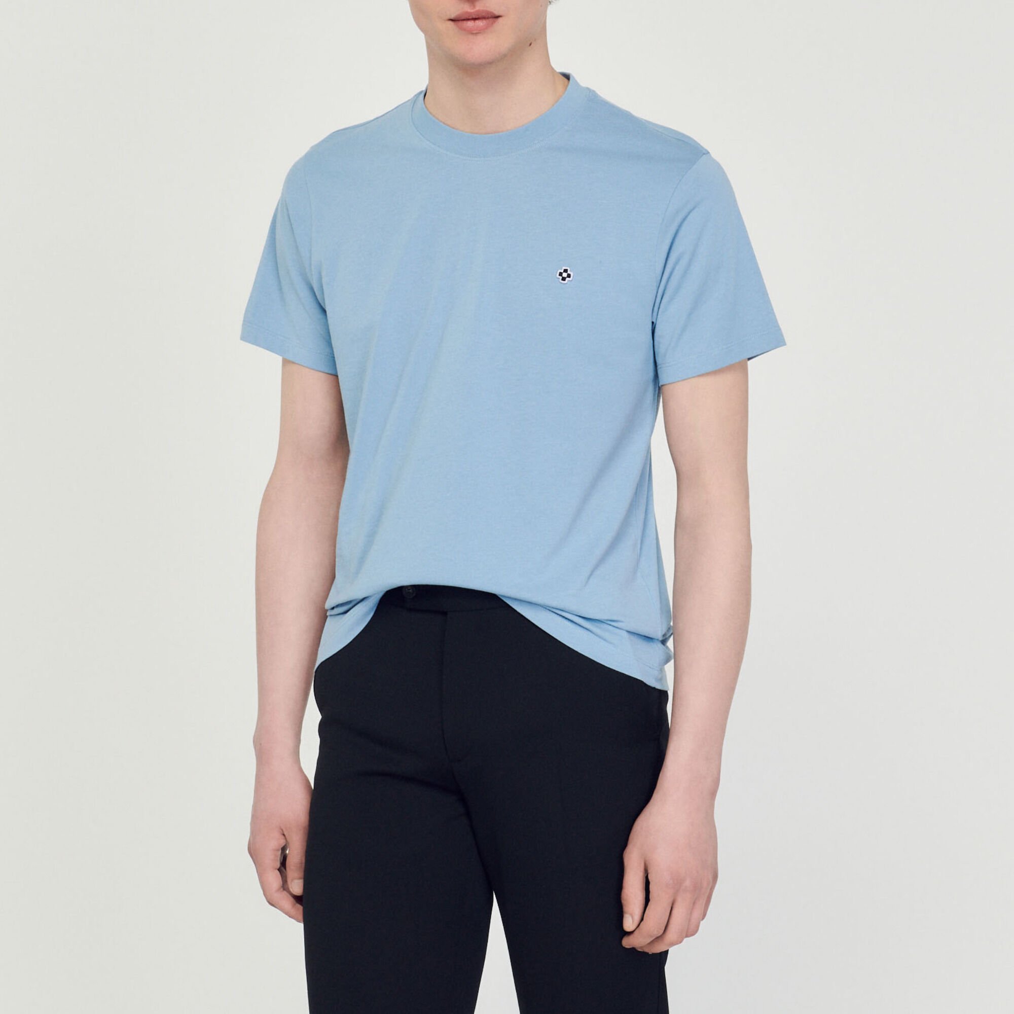 T-shirt con applicazione Square Cross