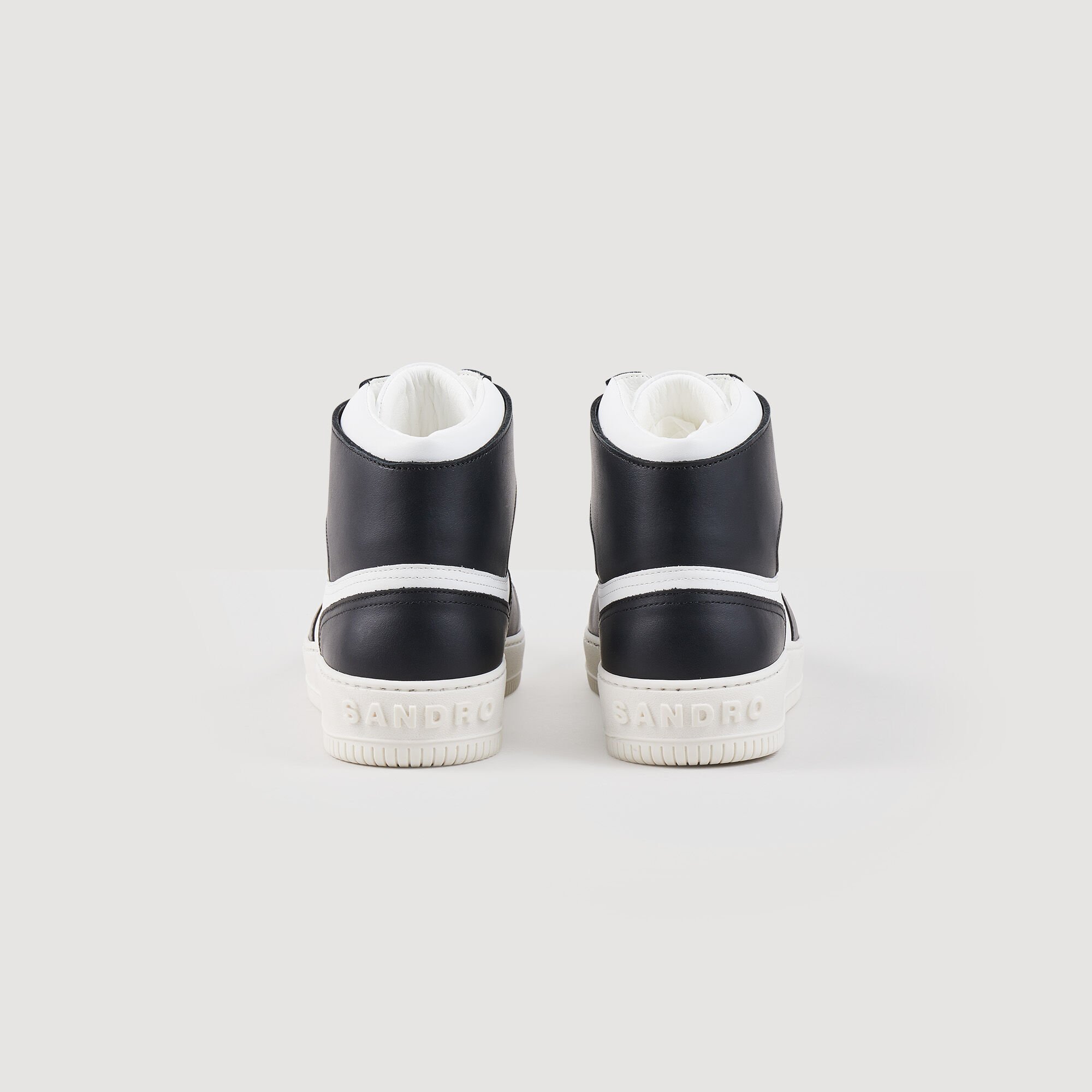 Sneaker alte in pelle