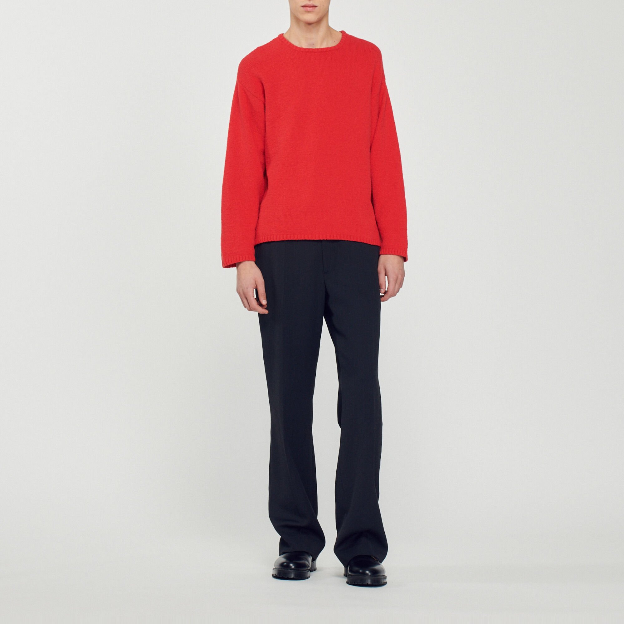 Pullover in maglia bouclé