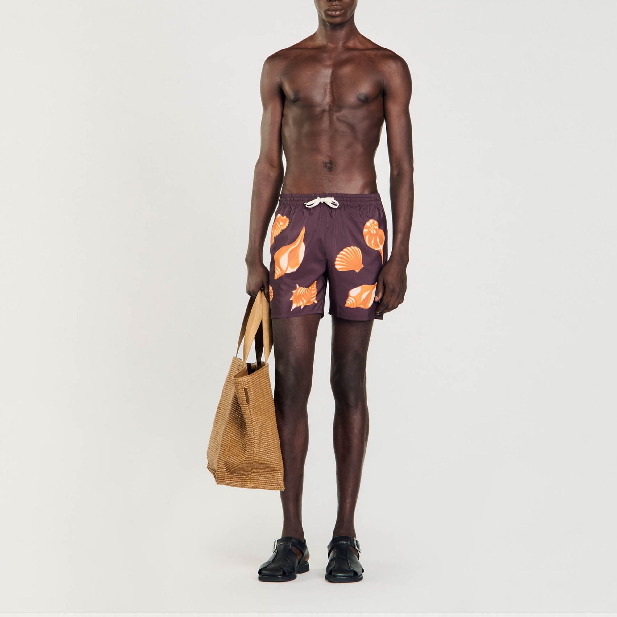 Costume a pantaloncino con conchiglie