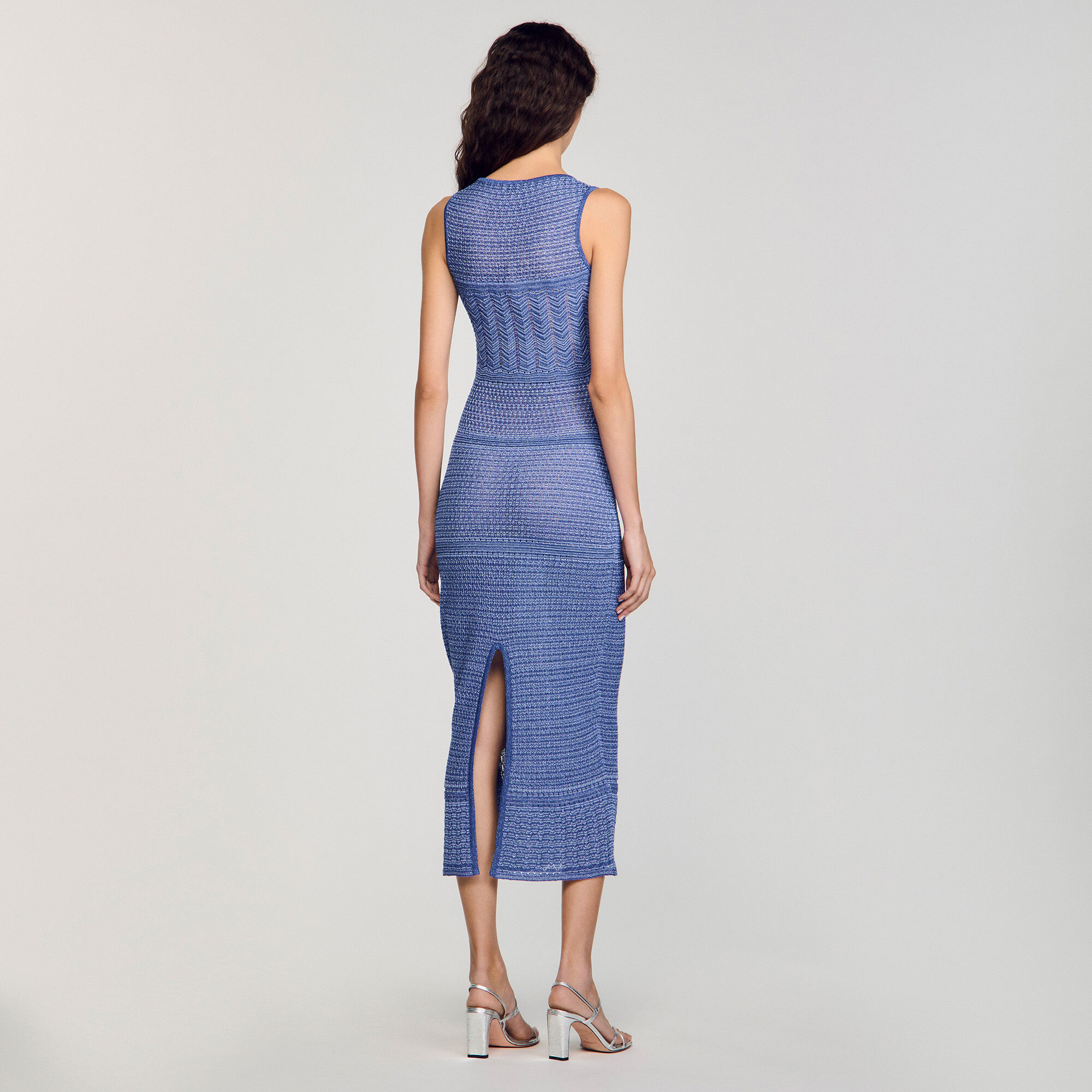 Abito midi in maglia
