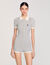 Tutina jumpsuit in maglia a righe