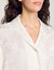 Camicia corta con fiorri in jacquard