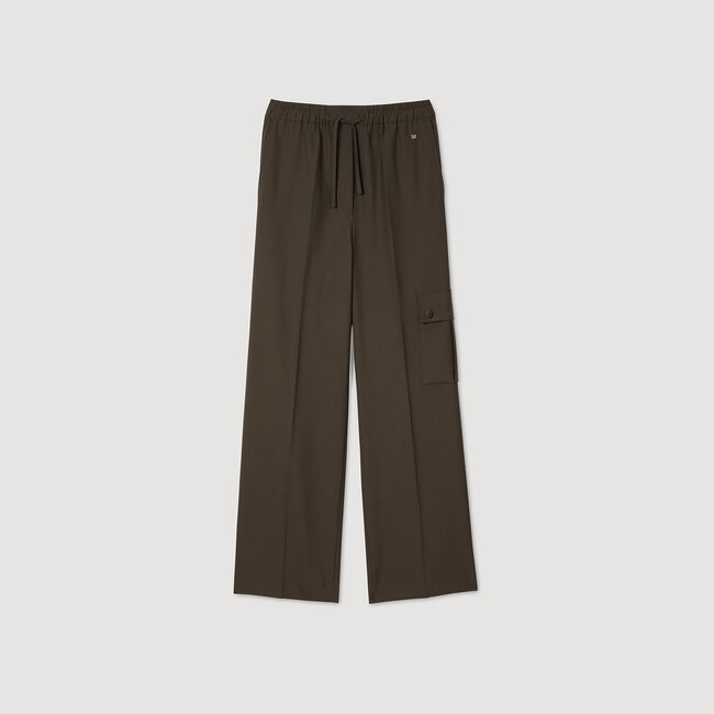 Pantaloni con vita elasticizzata