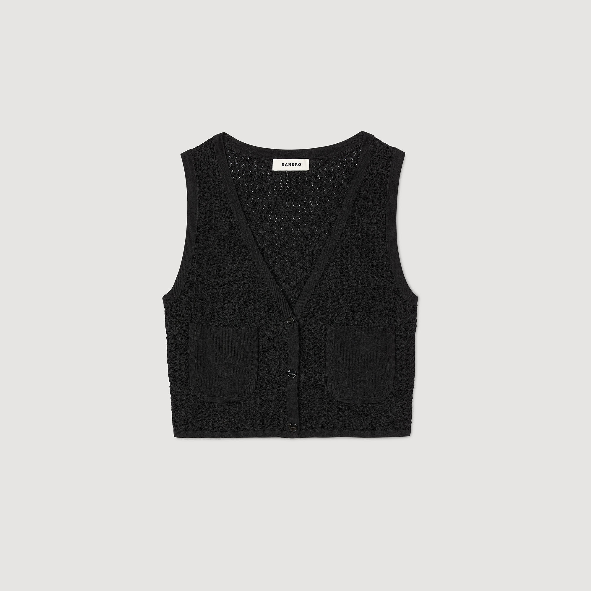 Cardigan in maglia fantasia