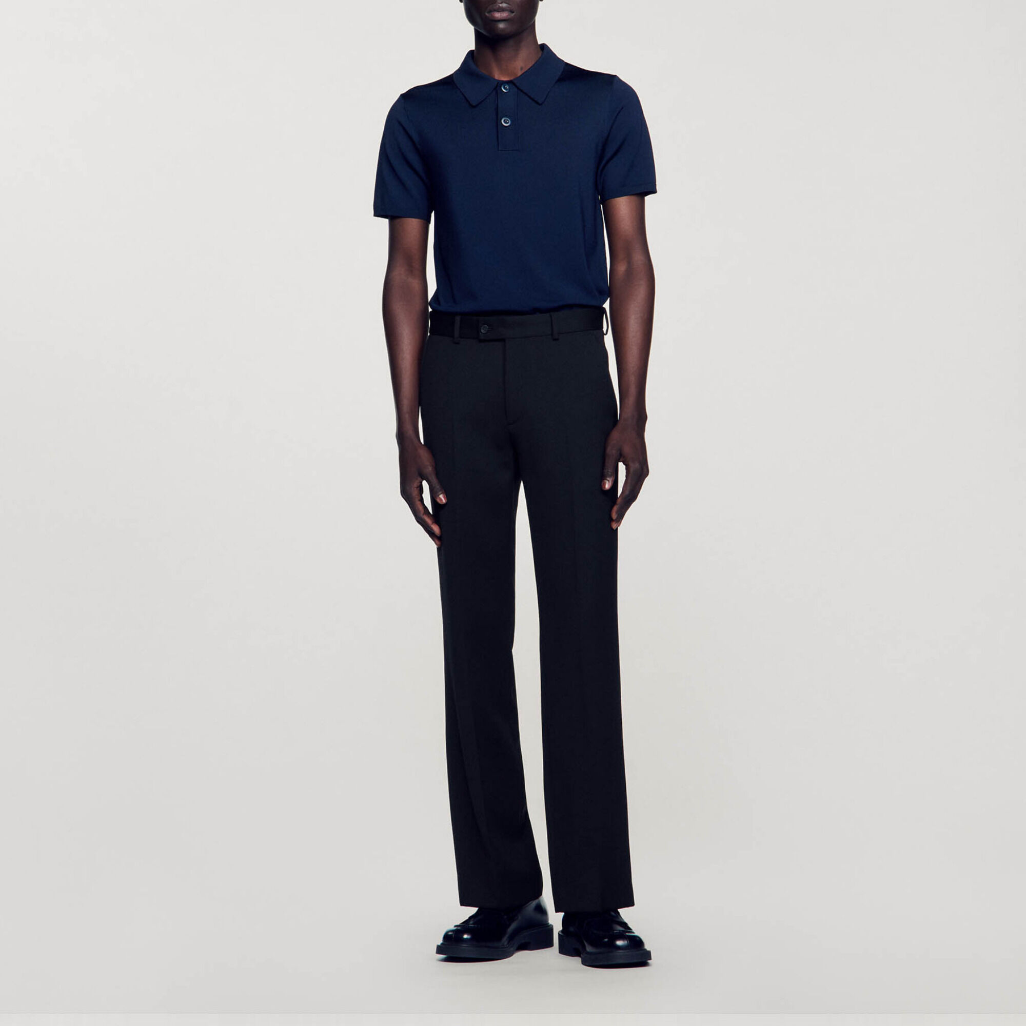 Pantaloni in misto lana