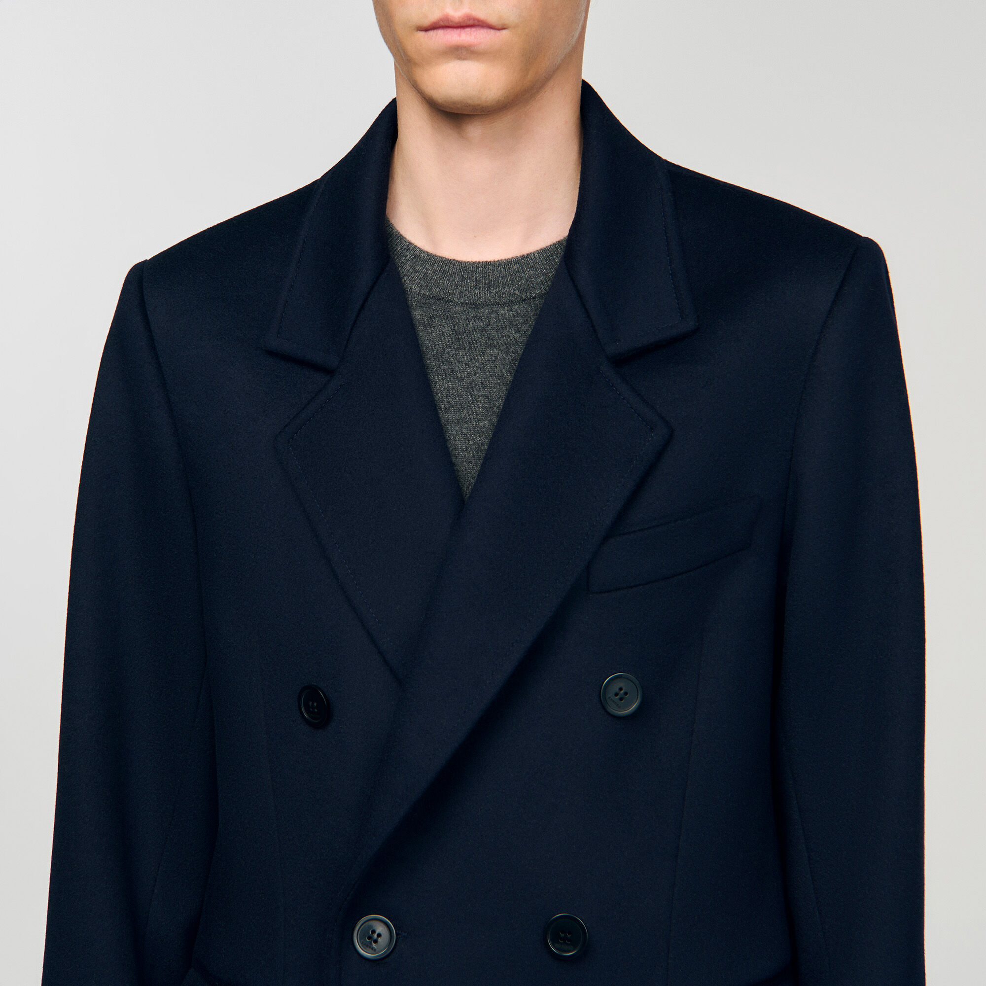 Cappotto in lana e cashmere