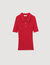 Polo in maglia a coste