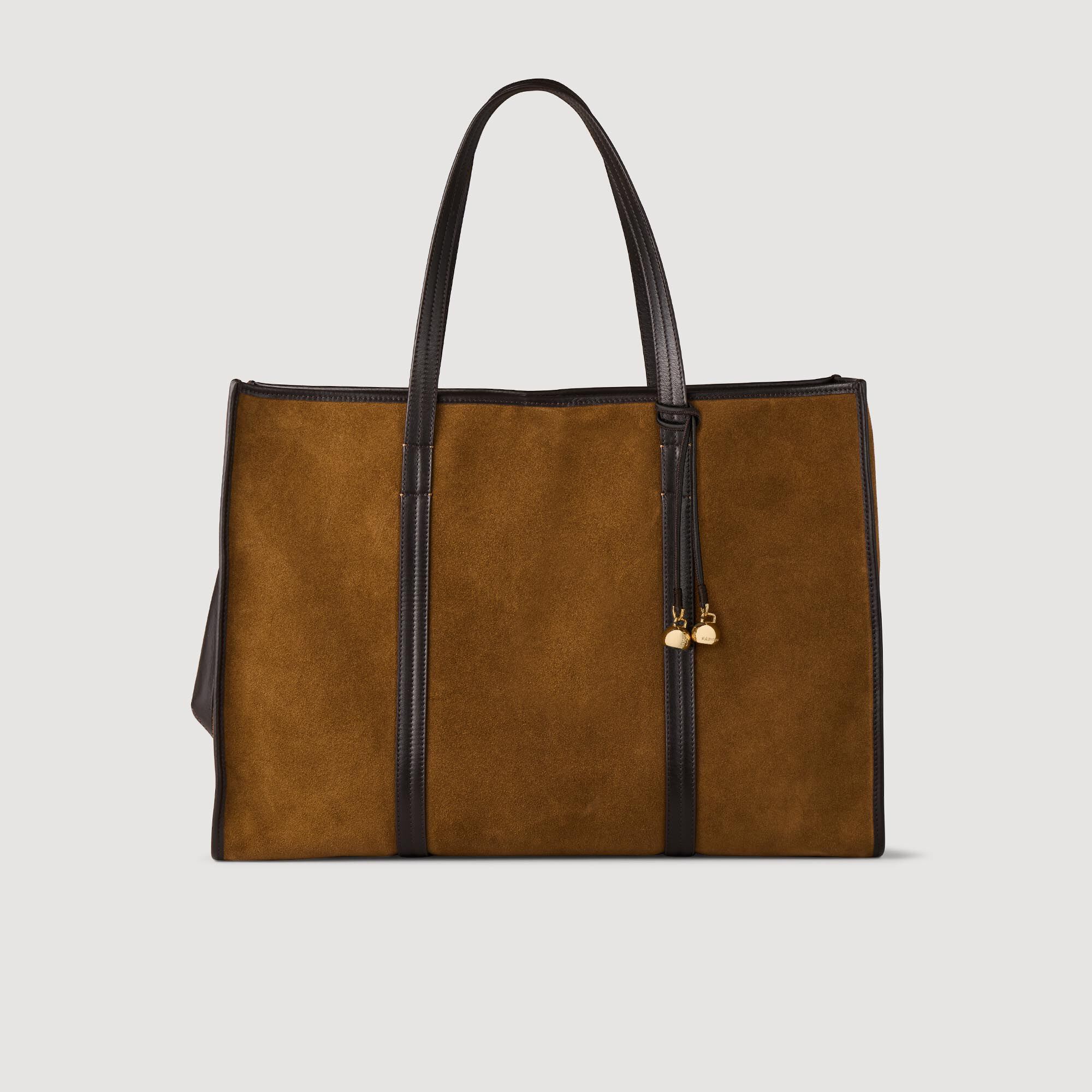 Tote bag in scamosciato