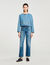 Giubbotto in denim con strass