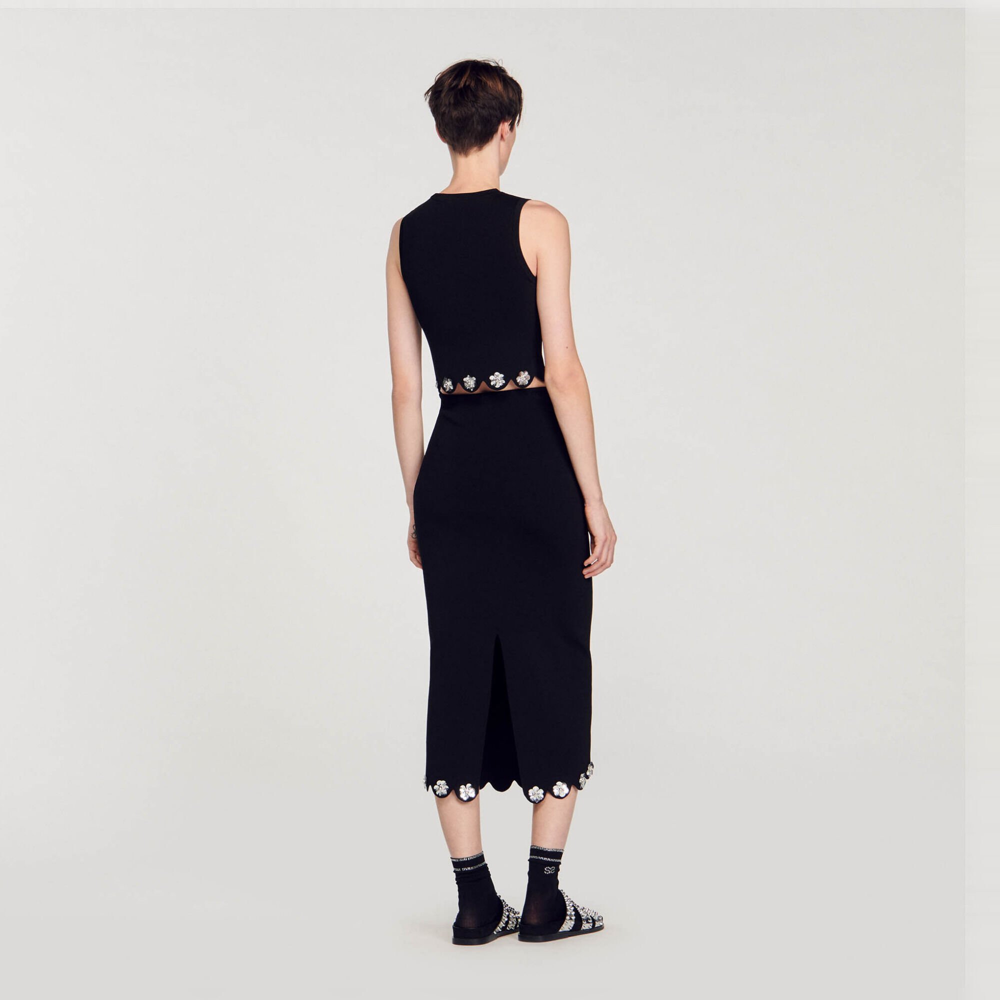 Gonna lunga in maglia