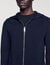 Gilet con zip e cappuccio