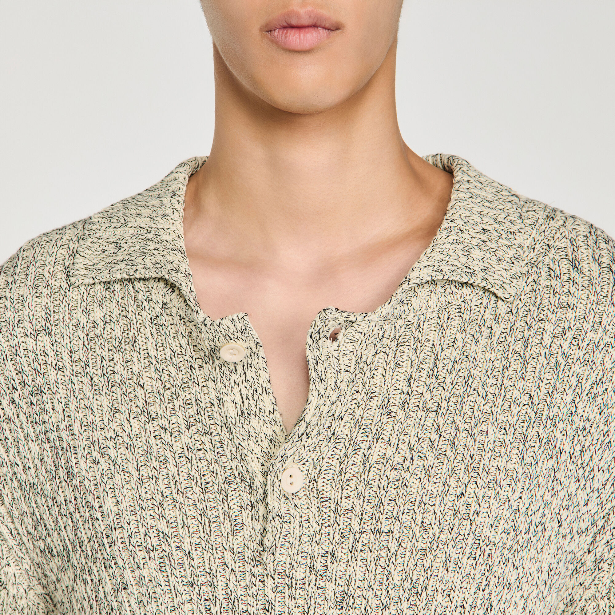 Polo in maglia di cotone chin&eacute;