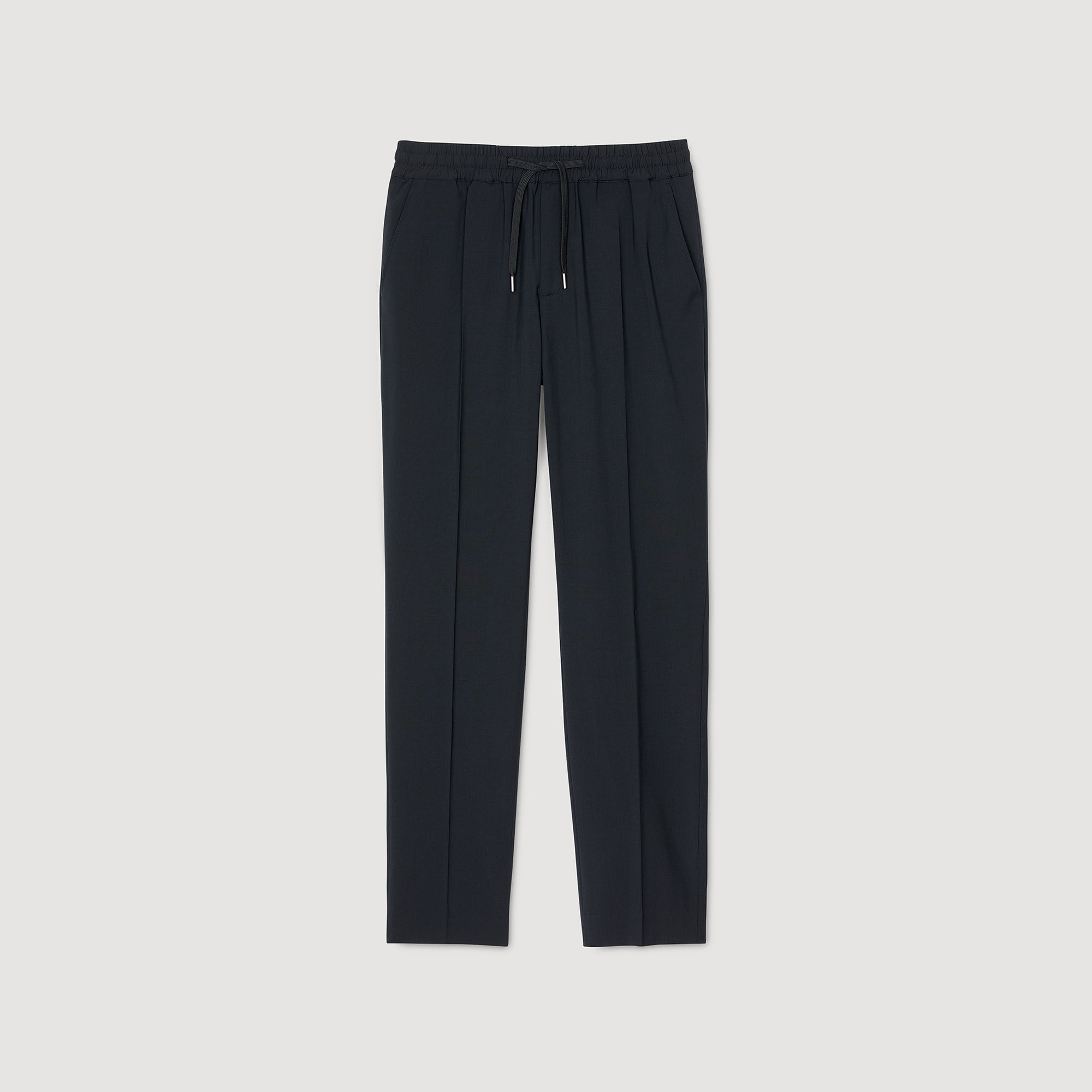 Pantaloni dritti elasticizzati