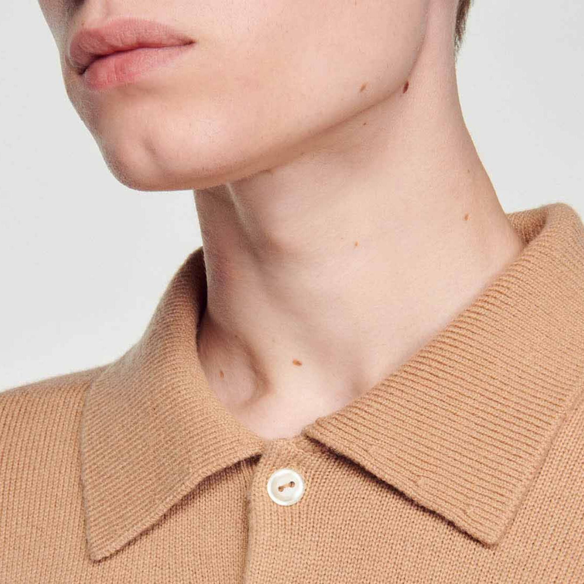Polo in lana e cashmere