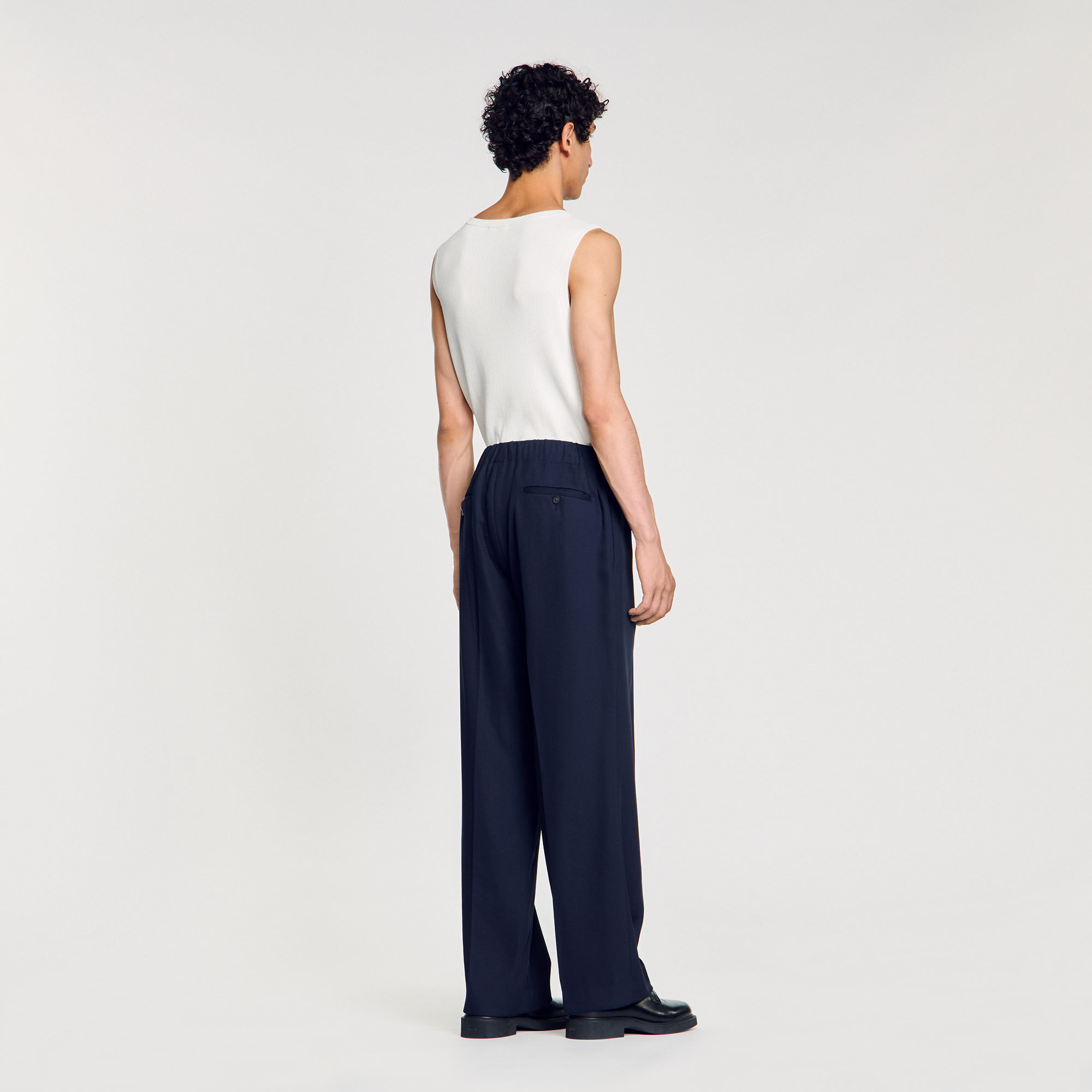 Pantaloni elasticizzati larghi