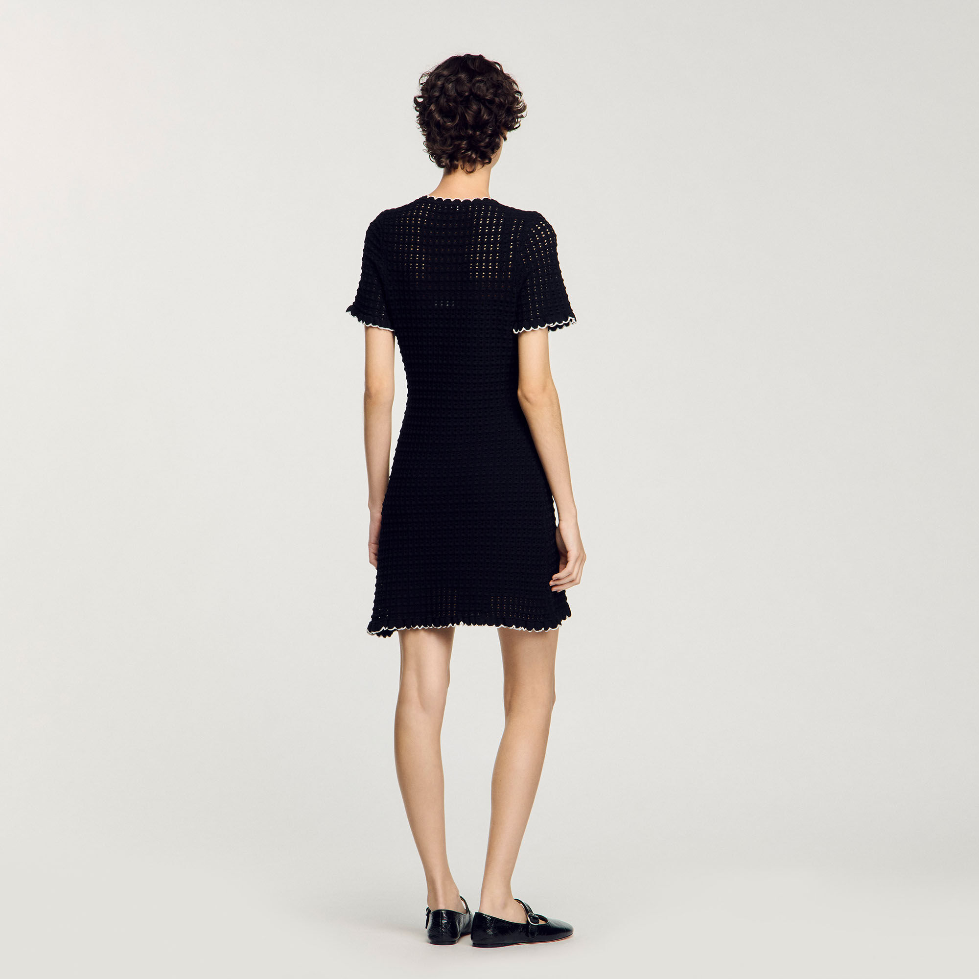 Abito corto in maglia