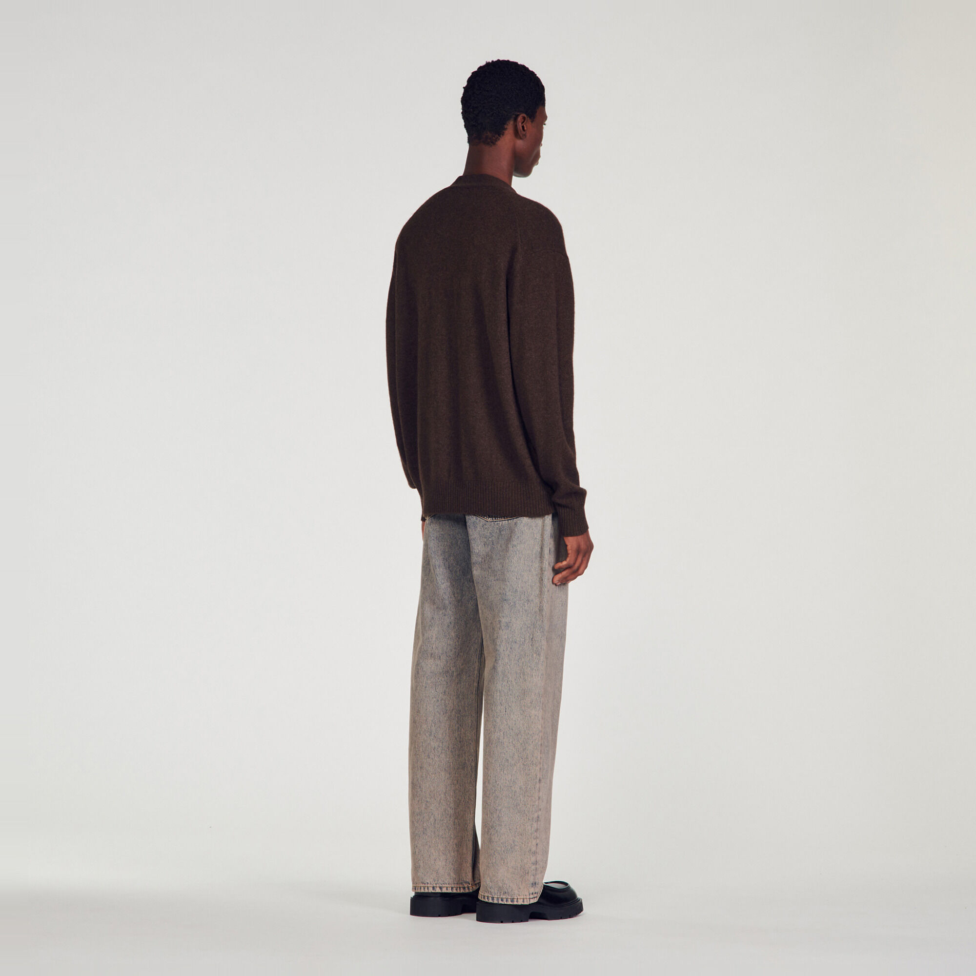 Cardigan in yak