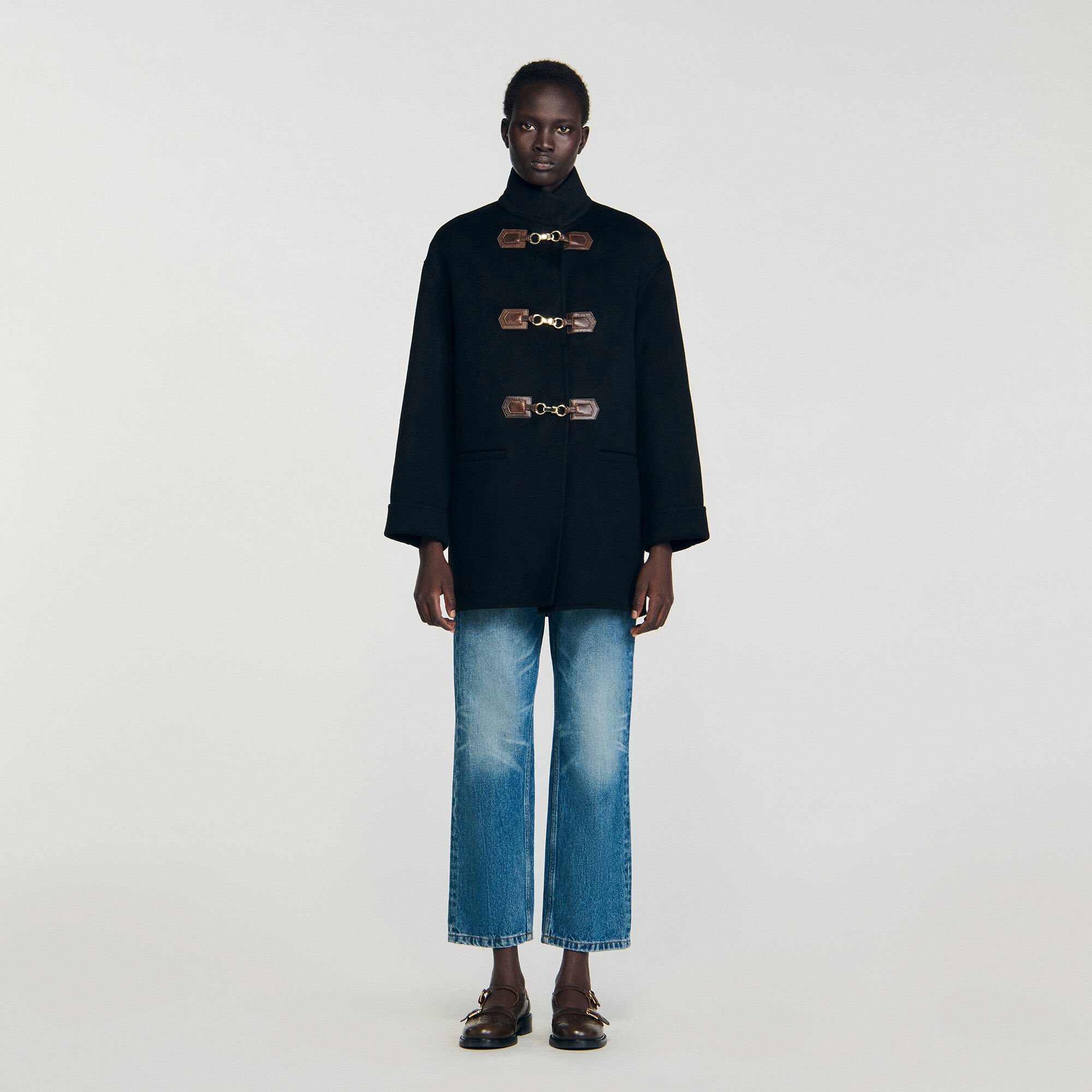 Cappotto caban oversize