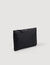 Pochette con zip in tela rivestita