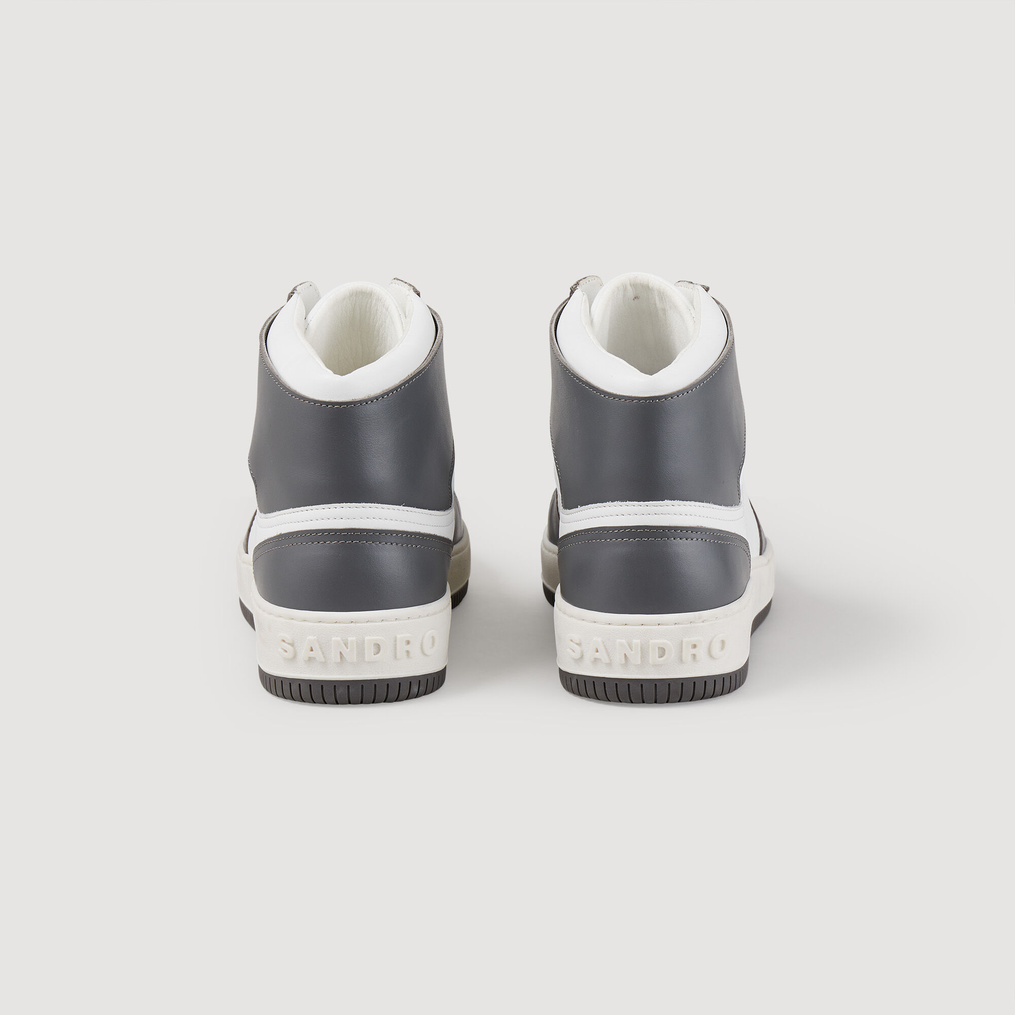 Sneaker alte in pelle