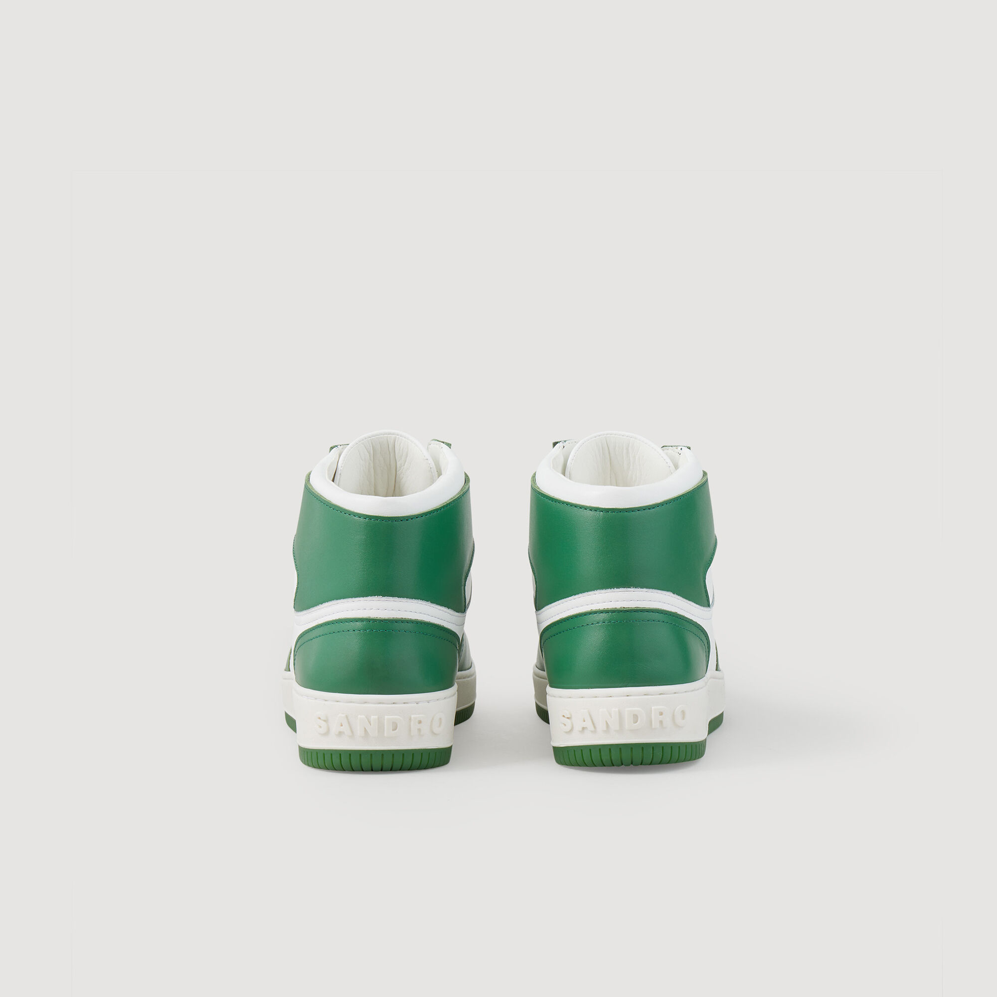 Sneaker alte in pelle