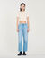 Jeans dritti a vita bassa