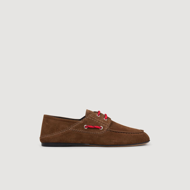 Scarpe da barca in scamosciato