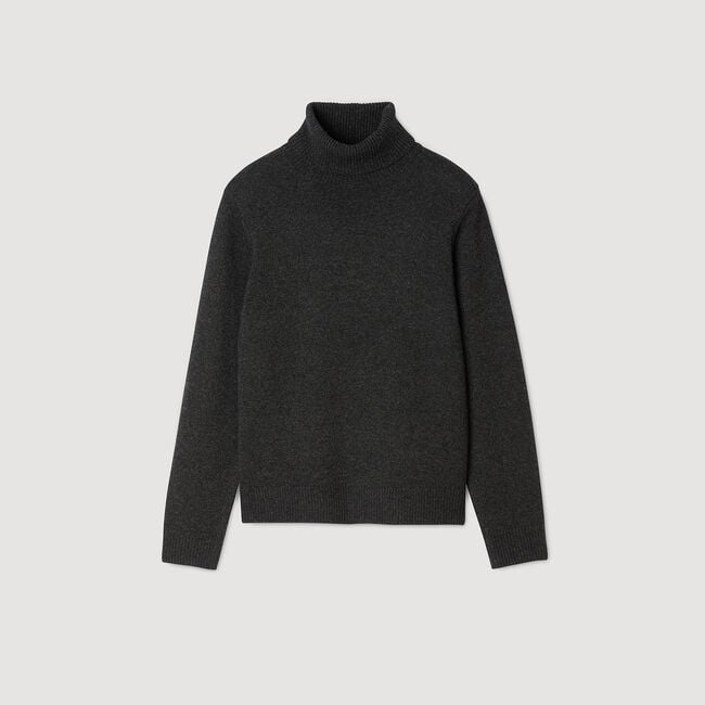 Maglione dolcevita in lana e cashmere
