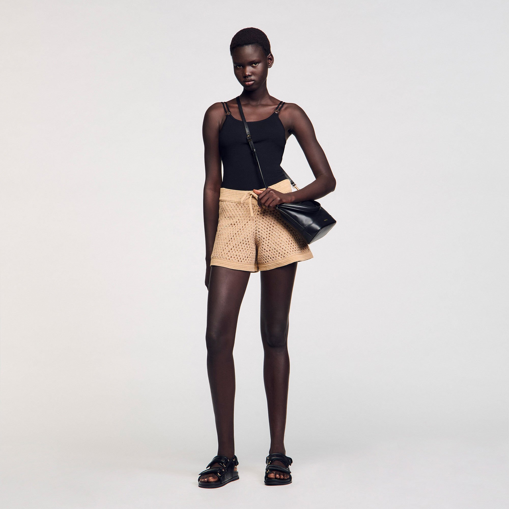 Body in maglia con dettaglio bijou