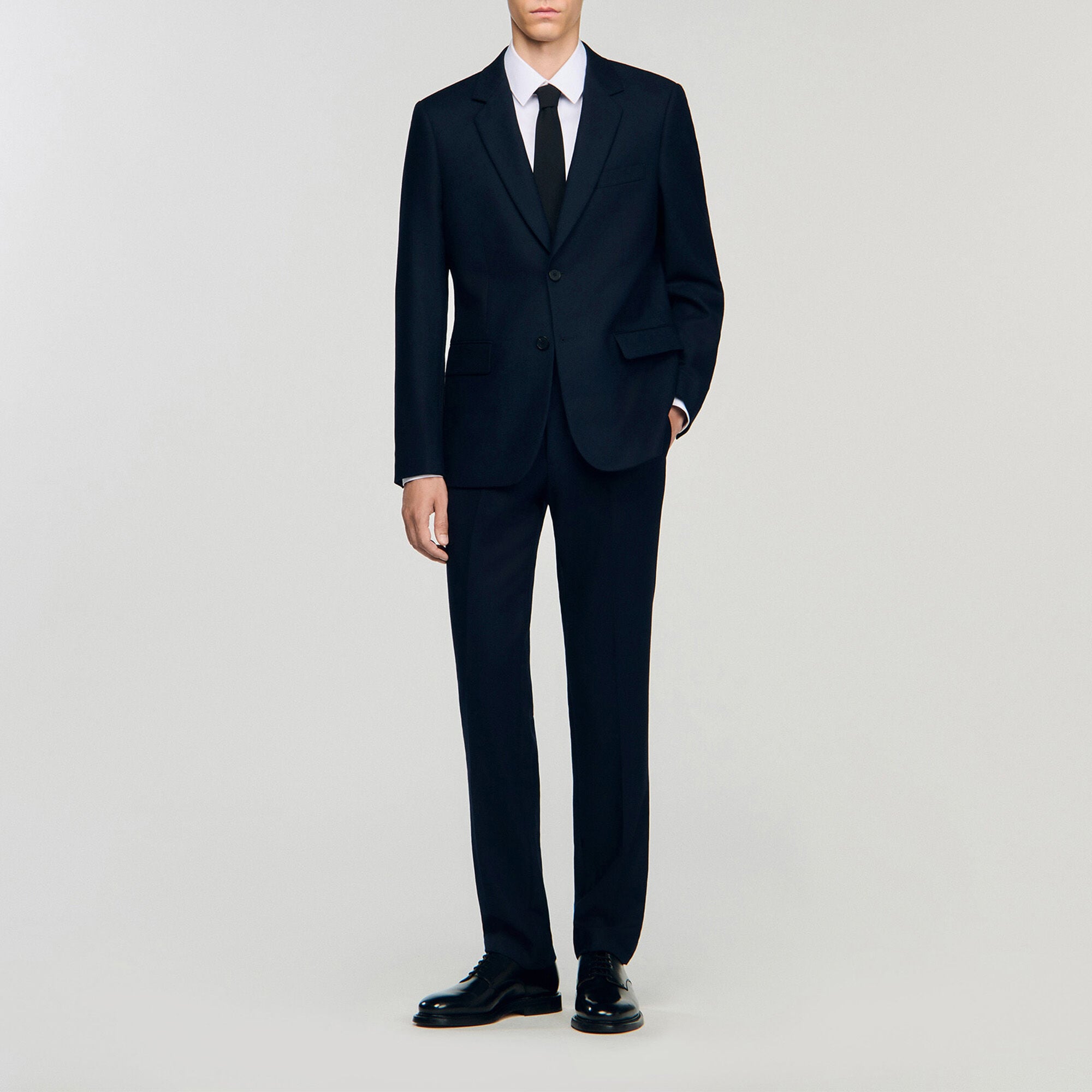 Giacca da completo in lana vergine - Uomo | Sandro